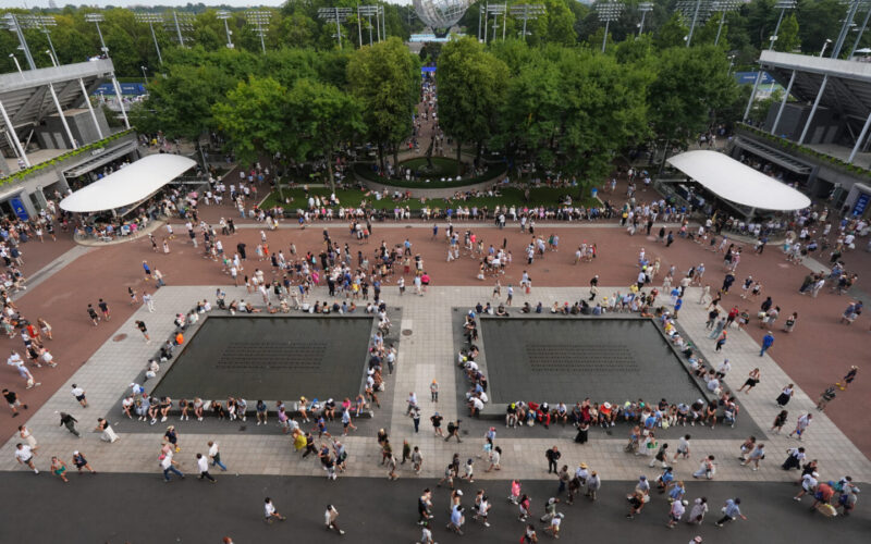 Návštevníci v areáli US Open 2026